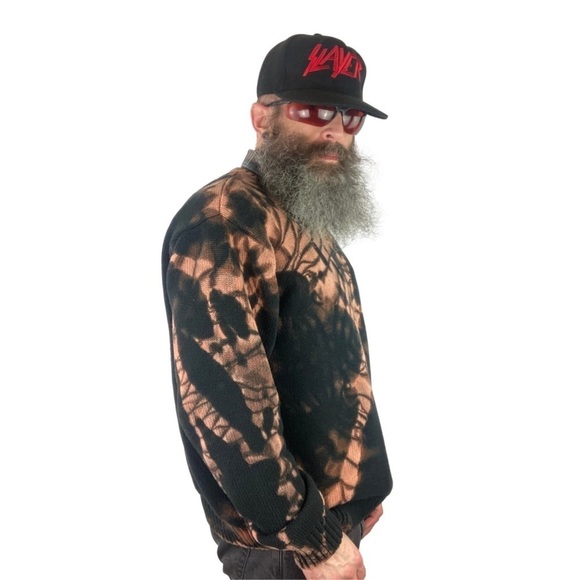 Good Treasures Bespoke Custom Reverse Tie Dye Crew Neck – Size XXL - Picture 14 of 15